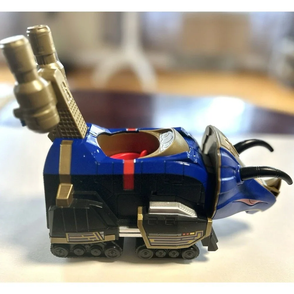 Imaginext Power‎ Rangers White Ranger Tiger Zord & Blue Ranger Triceratop Zord